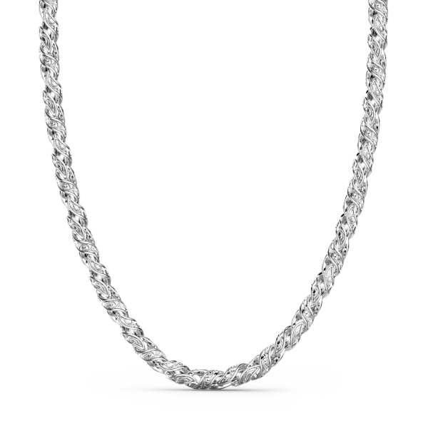 Collier Zancan en argent...