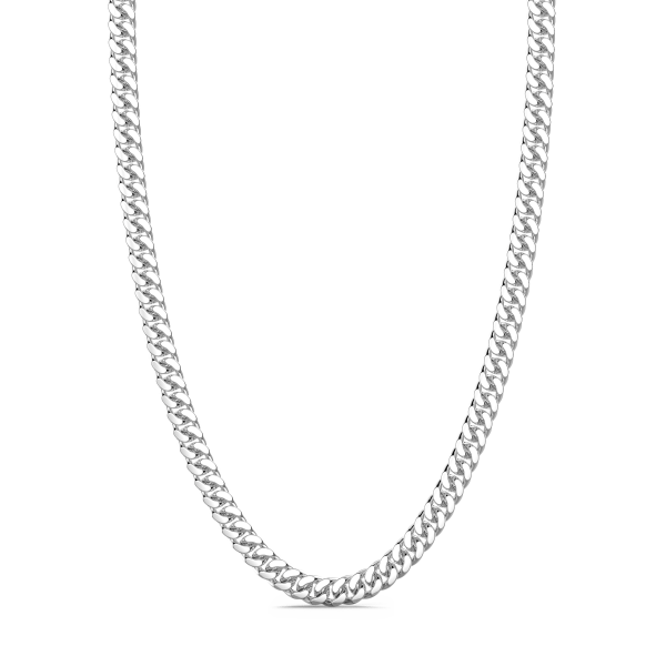 Zancan silver curb chain...