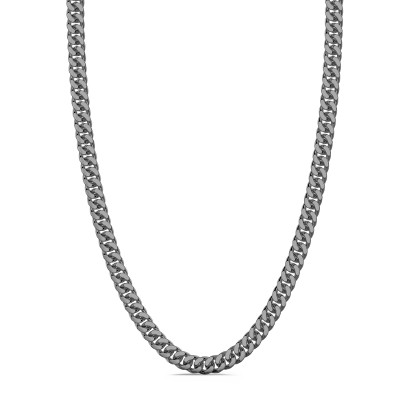 Zancan silver curb chain...