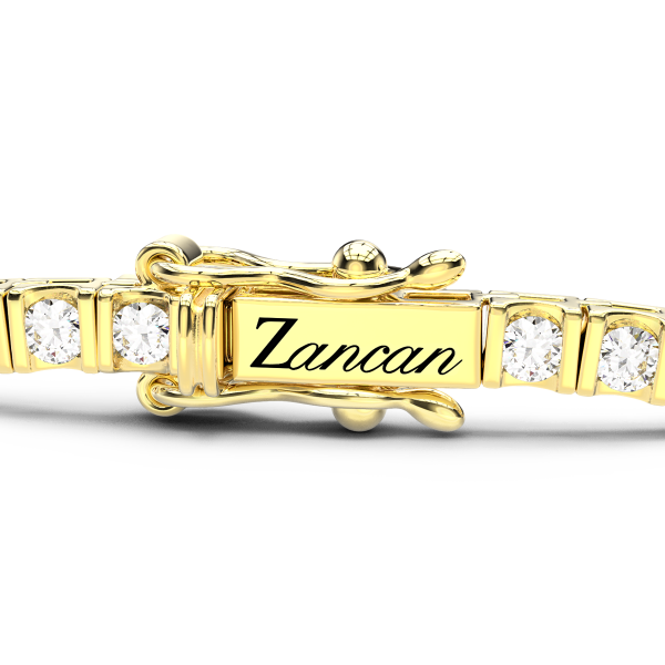 Pulsera tenis Zancan en oro...