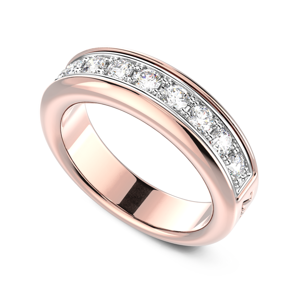 Anello Zancan in oro 18kt e diamanti.