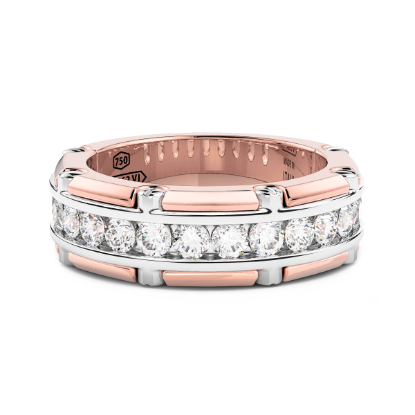 Anello Zancan in oro 18kt e diamanti bianchi.