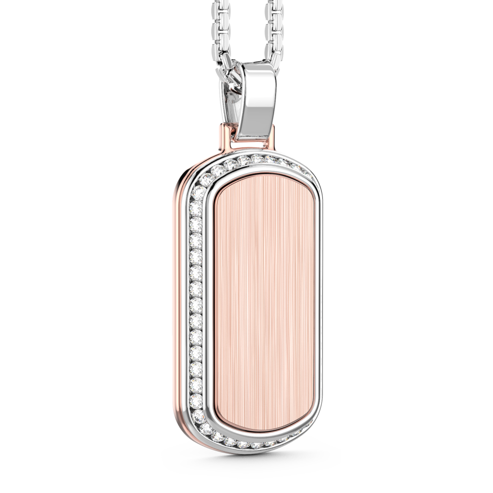 Zancan-Halskette aus 18 Karat Gold und Diamanten.