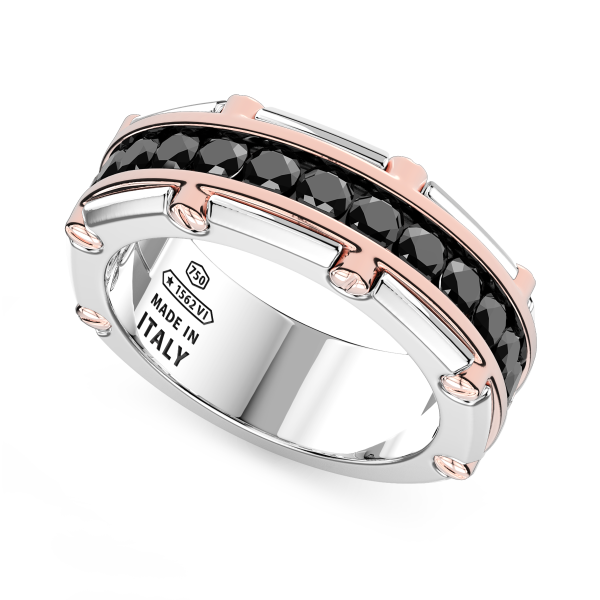 Anello Zancan in oro 18kt e...