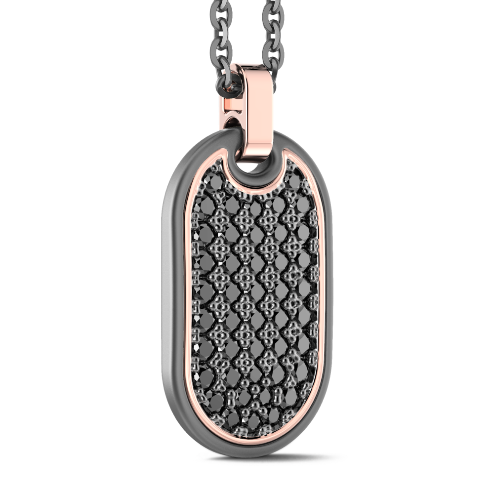 Zancan Titanium, 18kt Gold & Diamond Necklace