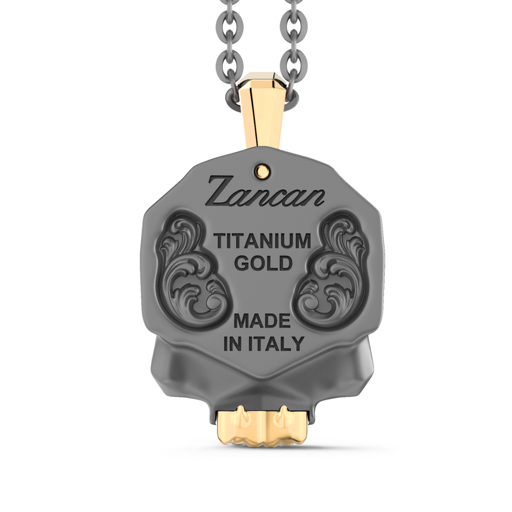 Collana Zancan in Titanio e Oro 18kt.