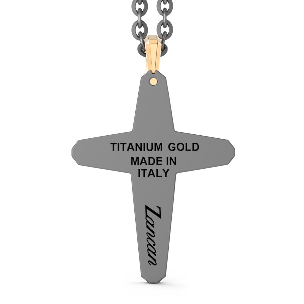 Collana Zancan in Titanio e Oro 18kt.
