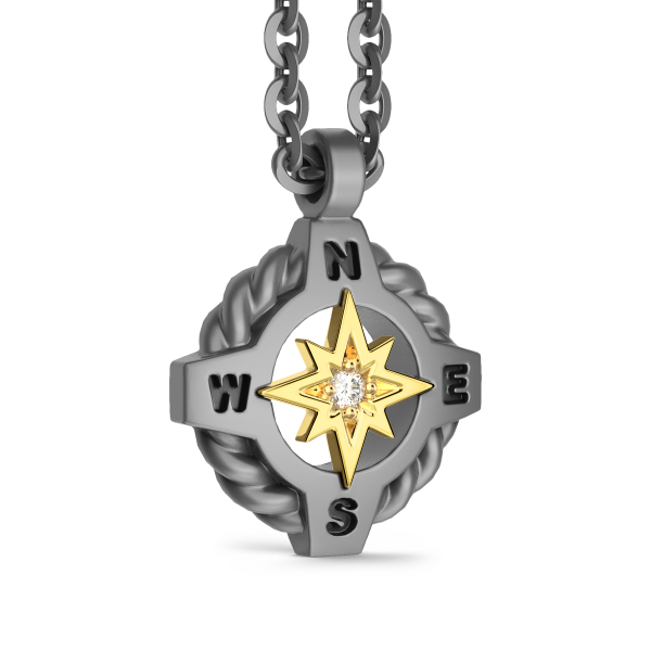 Collana Zancan in titanio e...