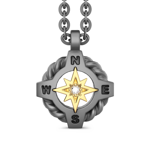 Collana Zancan in titanio e...