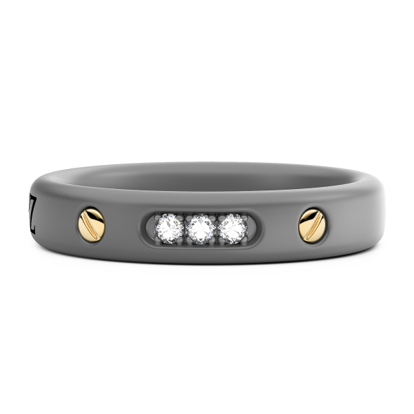 Anello Zancan in titanio,...