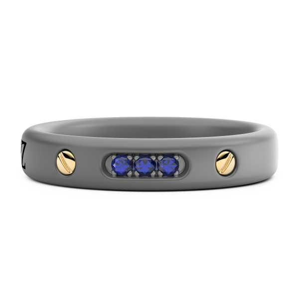 Anello Zancan in titanio,...