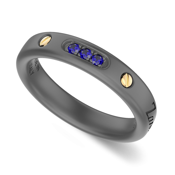 Anello Zancan in titanio,...