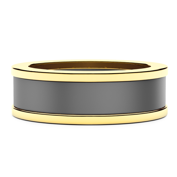 Anello Zancan in titanio e...