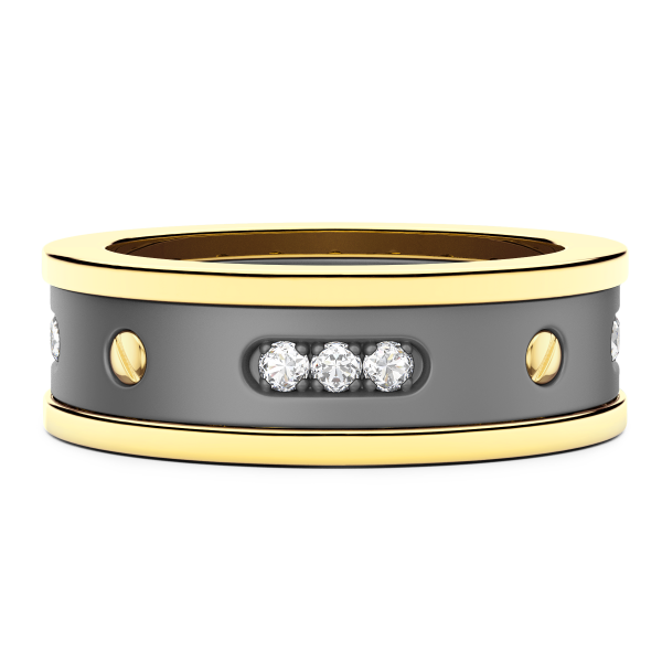 Anello Zancan in titanio,...