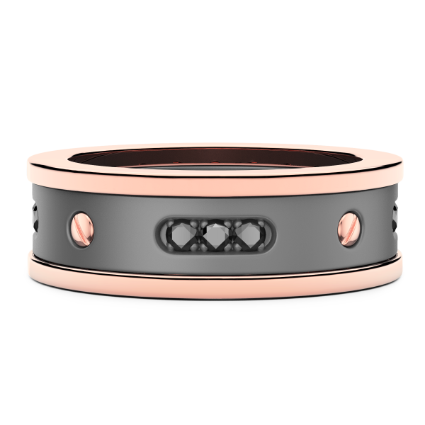 Anello Zancan in titanio,...