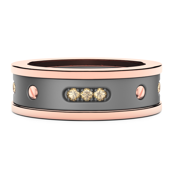 Anello Zancan in titanio,...