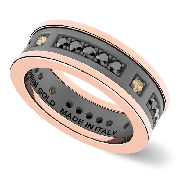 Anello Zancan in titanio,...