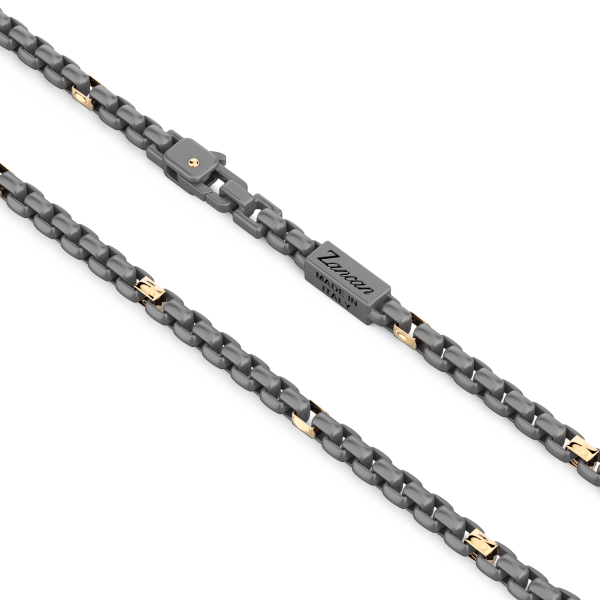 Collana Zancan in titanio,...