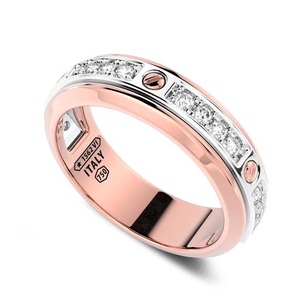 Anello Zancan in oro 18kt e...