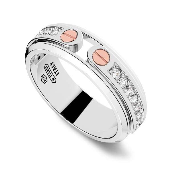 Anello Zancan in oro 18kt e...