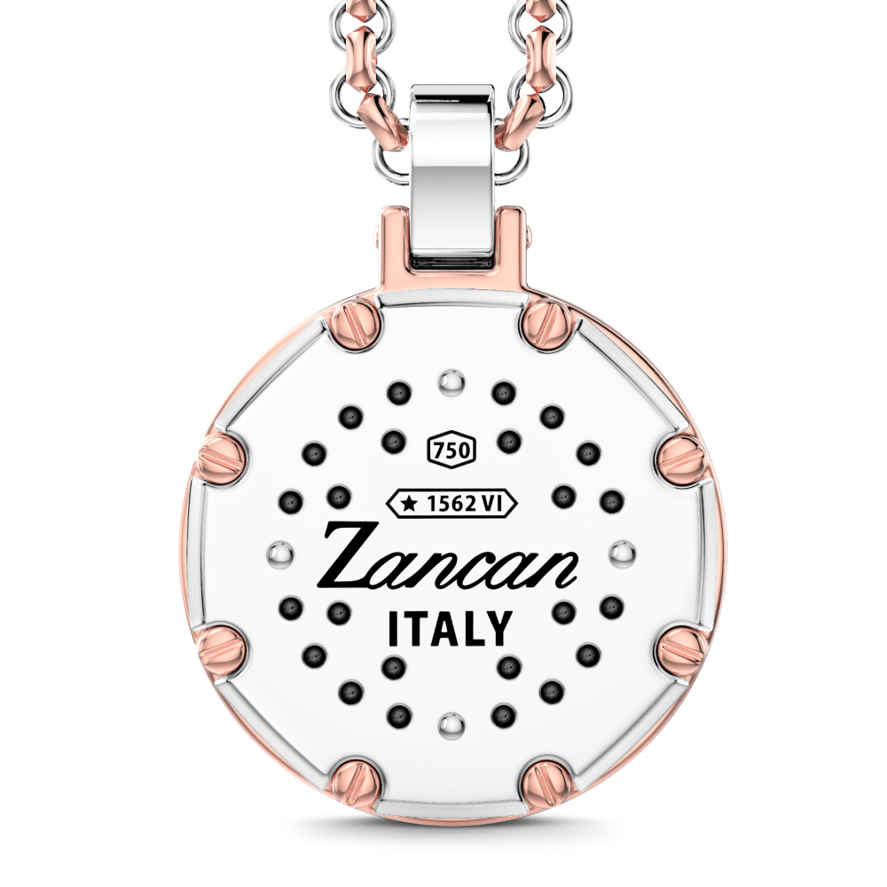 Collana con pendente Zancan in oro 18kt e diamanti