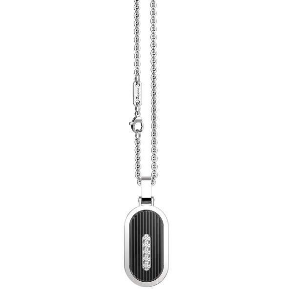 Zancan steel necklace with...