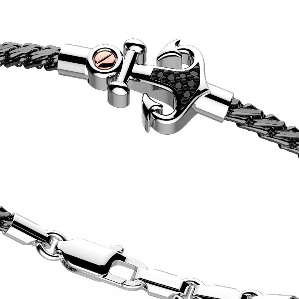 Pulsera Zancan de plata con...