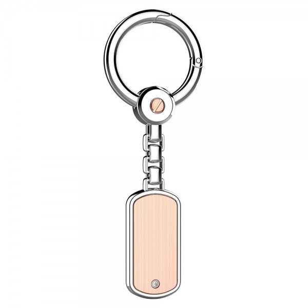 Silver and pink gold keyholder