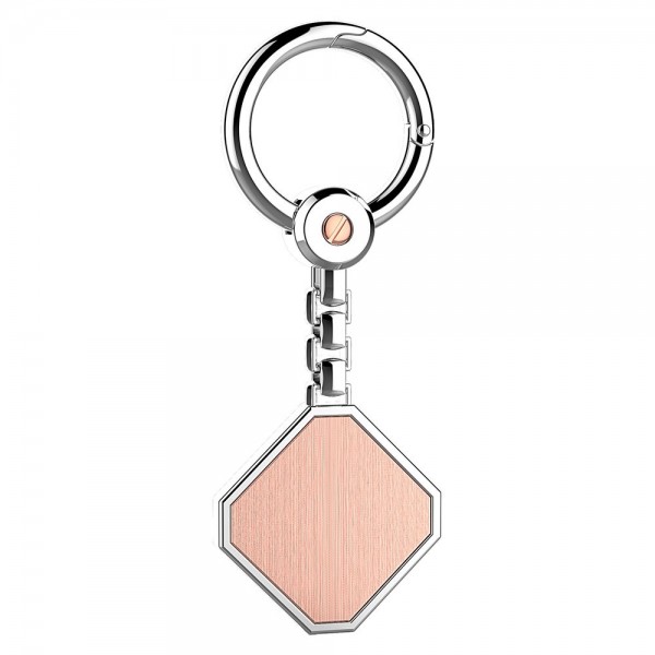 Silver and pink gold keyholder