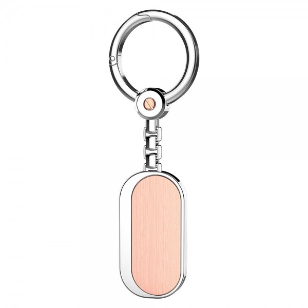 Silver and pink gold keyholder