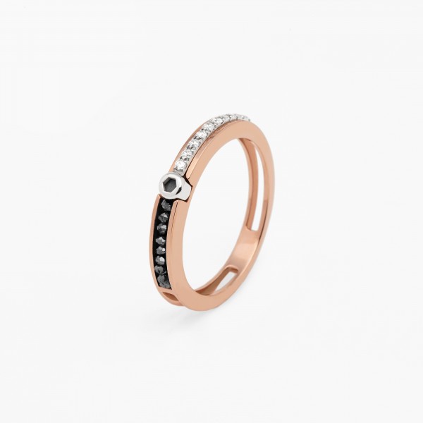 Rose gold men's ring