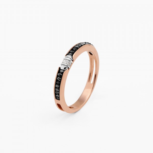 Rose gold men's ring