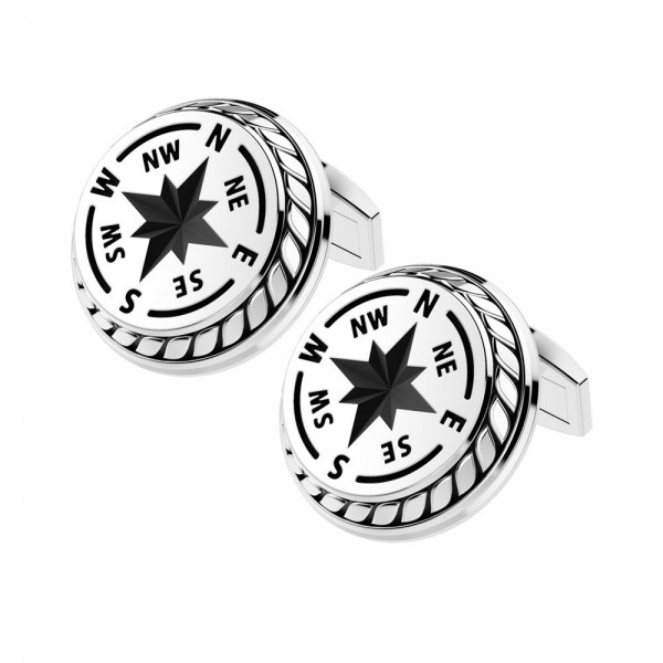 silver cufflinks