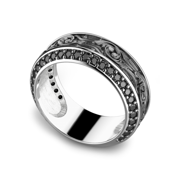 Zancan silver band ring...