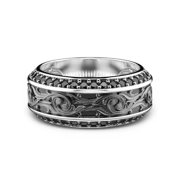 Zancan silver band ring...