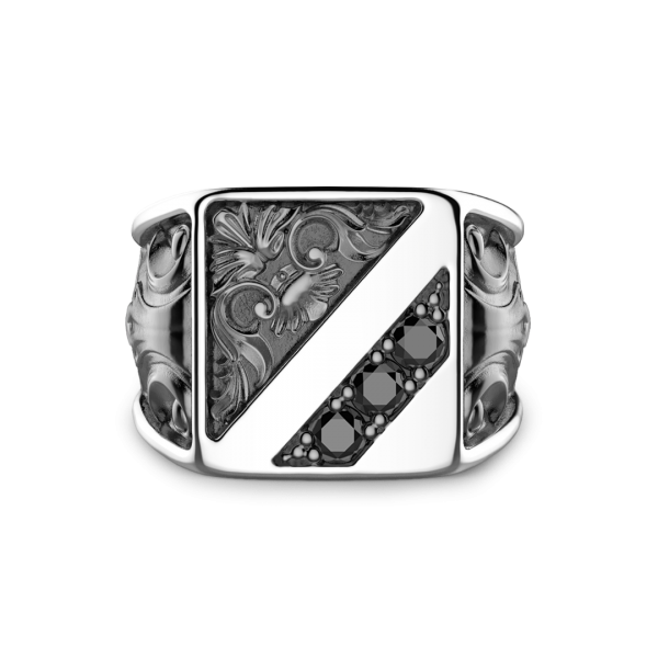 Zancan silver ring with...