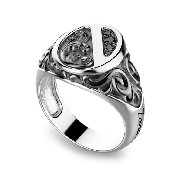 Zancan silver ring with...