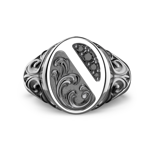 Zancan silver ring with...