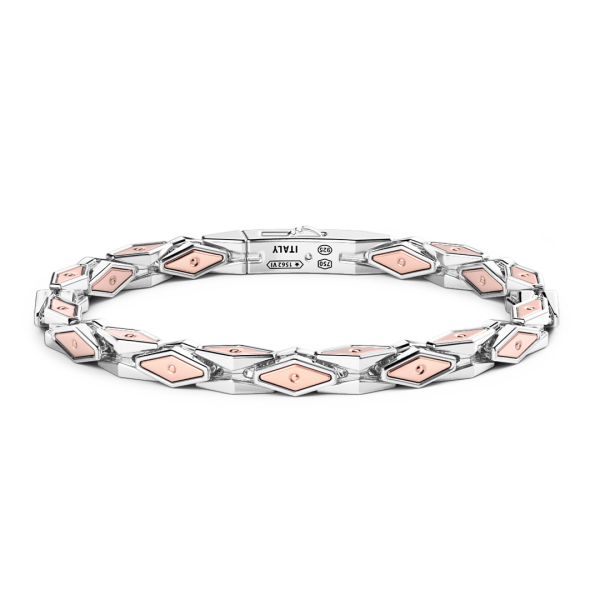 Zancan silver and rose gold...