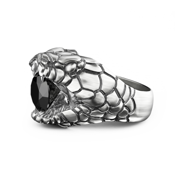 Zancan silver cobra ring...