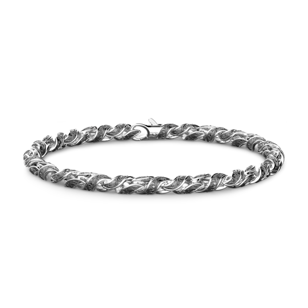 Bracciale Zancan solo maglia in argento.