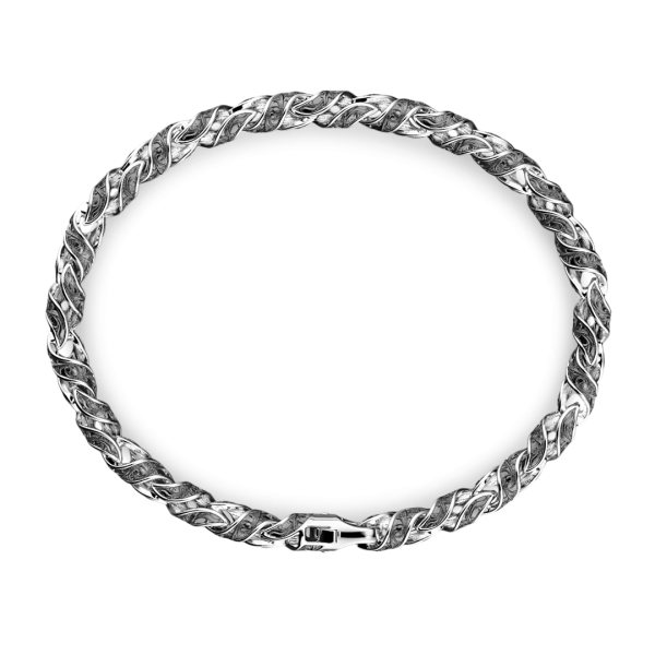 Bracciale Zancan solo maglia in argento.