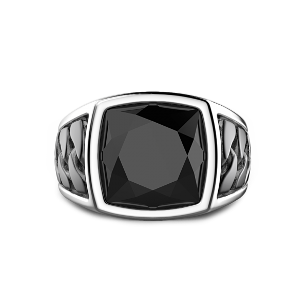 Zancan silver ring with...