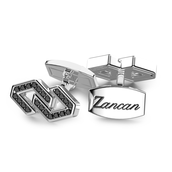 Zancan silver cufflinks...