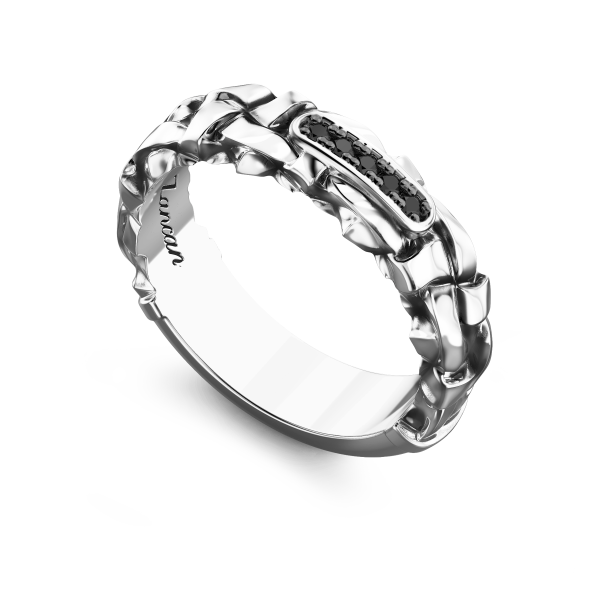 Zancan silver band ring...