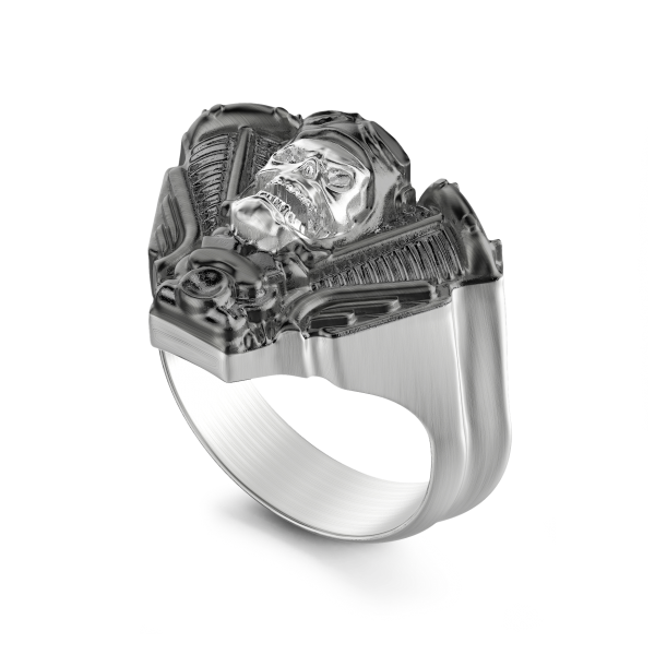 Zancan silver ring with...