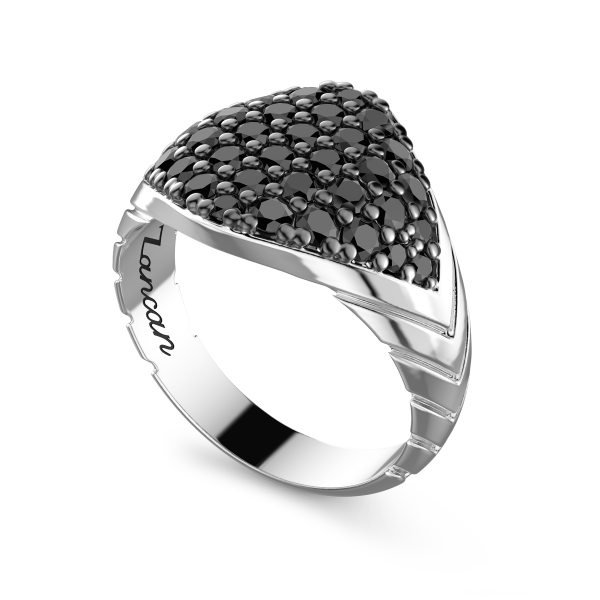 Zancan silver ring with...