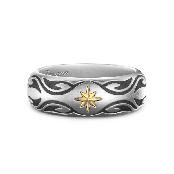 Zancan silver tribal band...