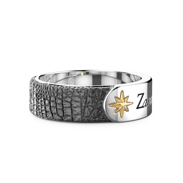 Zancan silver band ring...