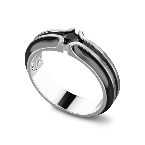 Zancan silver band ring...